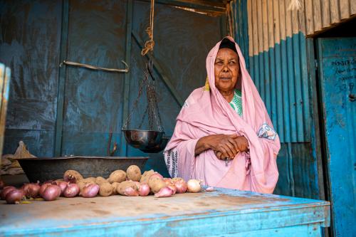 Halwo Ibrahim Mohamed, a farmer, from Ceel-Hume, Somaliland