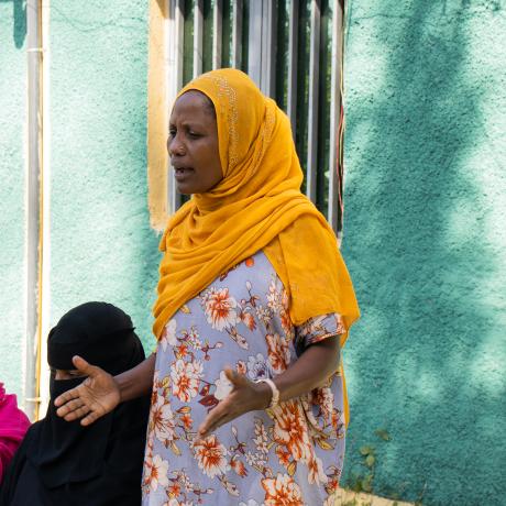 Yeshumnesh, Facilitator for Integrated Family Service Organization (IFSO), a local partner of ActionAid Ethiopia, Combatting modern slavery