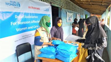 AA Bangladesh Rohingya flooding volunteers